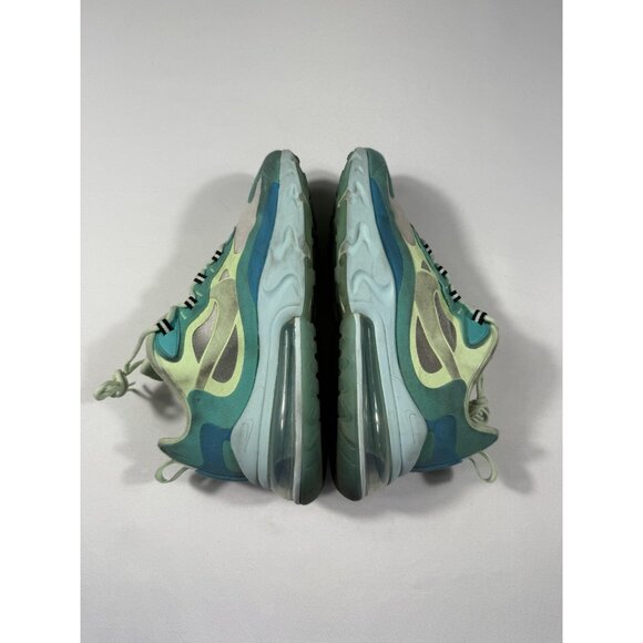 Nike Air Max 270 React Shoes Mens Size 9 Green Teal Running Sneakers AO4971-301 - Picture 4 of 9